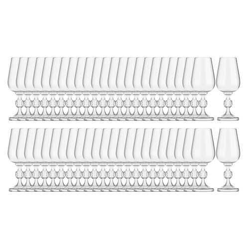 Conjunto 48 Tacas de Vidro Cazza Dover 275ml b